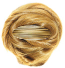 Parcelona French Oval Grey Beige Celluloid Acetate Automatic Hair Clip Barrette Parcelona