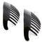Camila Paris CP2872/2 Black Large Interlocking Combs Set of 2 French Hair Side Combs, Flexible Durable Strong Hold Hair Clips for Women, No Slip Styling Girls Hair Accessories, Made in France Camila