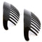 Camila Paris CP2872/2 Black Large Interlocking Combs Set of 2 French Hair Side Combs, Flexible Durable Strong Hold Hair Clips for Women, No Slip Styling Girls Hair Accessories, Made in France Camila