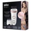 Braun Epilator Silk-épil 9 9-720, Hair Removal for Women, Wet & Dry, Womens Shaver & Trimmer, Cordless, Rechargeable Braun