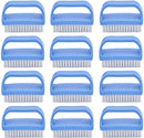 Superio Nail Brush Cleaner with Handle, Durable Scrub Brush to Clean Toes and Fingernails, All Purpose Hand Scrubber Cleaning Brush - Stiff Bristles, Easy to Use (12-Pack) Superio Store