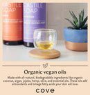 Cove Castile Soap Unscented & Citrus - 2x 1 Liter / 33.8 oz Bundle - Organic Argan, Jojoba, and Hemp Oils Cove
