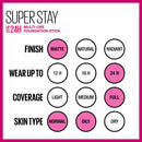 Maybelline New York Super Stay Foundation Stick for Normal To Oily Skin, Warm Coconut, 0.25 Ounce Maybelline New York