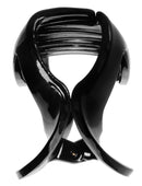France Luxe Belle Cutout Curve Jaw - Black France Luxe