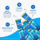 Nello Supercalm Powdered Drink Mix, Cortisol Reducer and Sleep Aid Supplement, L Theanine, Ksm-66 Ashwagandha, Magnesium Glycinate, Vitamin D 3, No Sugar, Non GMO, On The Go, 20 Ct, Honeydew Melon Infinity Warehouse