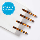 Goody Hair Barrettes Clips - 4 Count, Mock Tort - Slideproof and Lock-In Place - Suitable for All Hair Types - Pain-Free Hair Accessories for Men, Women, Boys, and Girls - All Day Comfort GOODY