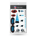 NFL Carolina Panthers Die Cut Tattoo Variety Pack Rico Industries