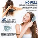 Fiora Naturals Hair Detangling Brush -100% Bio-Friendly Detangler hair brush w/ Ultra-soft Bristles- Glide Through Tangles with Ease - For Curly, Stright, Women, Men, Kids, Toddlers, Wet and Dry Hair Fiora Naturals