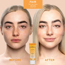 purlisse Youth Glow Vitamin C CC Cream SPF 50: Cruelty-Free & Clean, Paraben & Sulfate-Free, Full Coverage, Hydrates with Hyaluronic Acid | Fair 1.4oz pūrlisse