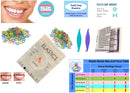Dental Ortho Elastic Rubber Bands Mixed Colors 100 Pack Teeth Gap Closing (5/16" Medium 3.5oz) IVORIE