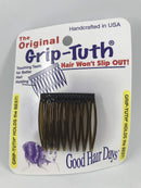 Good Hair Days Grip-Tuth Hair Combs 40073 Set of 2, Shell 1 1/2" Wide Combs Good Hair Days