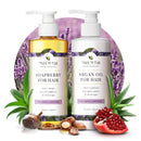 Gentle Argan Oil Shampoo & Conditioner by Tree to Tub—pH 5.5 Balanced Moisturizing Duo with Wild Soapberry & Moroccan Oil – Sulfate Free (2 Pack) Tree to Tub