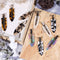 Magicsky 10PCS No Bend Hair Clips for Styling, Acrylic Resin Flat Clip, No Crease Curl Small Pin, Bang Seamless Hair Barrette Tool for Makeup-Hairstyle Accessories for Women Girls, Leopard White Black Magicsky