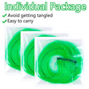 MEckily 12 Pcs Colored Hair Extensions Party Highlights, Curly Wavy Hairpiece Clip in Synthetic Streak for Kids Girls Women 17 inch(Green) MEckily
