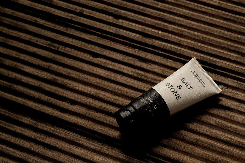 SALT & STONE SPF 30 Mineral Sunscreen Lotion - Mineral, Zinc Oxide, Broad Spectrum, Water Resistant, Reef Safe, Face + Body, Moisturizing, Cruelty Free, Made in USA Salt & Stone