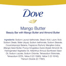 Dove Beauty Bar To Moisturize Dry Skin With Mango Butter More Moisturizing Than Bar Soap 3.75 oz 14 Bars Dove Store