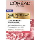 L'Oreal Paris Skincare Age Perfect Rosy Tone Cooling Night Moisturizer, Face Moisturizer to Reactivate Rosy Radiance and Firm skin, more supple skin overnight, 1.7 oz L'Oreal Paris
