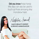 Nad's Facial Wax Strips - Natural All Skin Types - Waxing Kit With 30 Face Wax Strips & Post Wax Oil, 1 Count Nad's