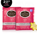 HASK Beauty KERATIN PROTEIN Smoothing Deep Conditioner Treatments for all hair types, color safe, gluten free, sulfate free, paraben free - Pack of 2 HASK Store