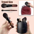 Jilier Travel Makeup Brush Set, 14 pcs Mini Makeup Brushes for Foundation, Powder, Eyeshadow, Highlight, Contour, Blush & Concealer, Small Makeup Brush Set Purse Size with Case Infinity Warehouse