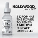 Niacinamide 12% Plus Zinc 2% Serum for Face - Skin Balancing Pore Reducing Face Serum for Combination and Oily Skin, Minimizes Large Pores 1oz Hollywood Skincare