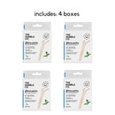 The Humble Co. Natural Dental Floss Picks (200 Count) - Vegan, Eco Friendly, Sustainable Dental Flossers with Grip Handle, Zero Waste Plaque Remover for Oral Care with a Fresh Feel (Mint) The Humble Co.