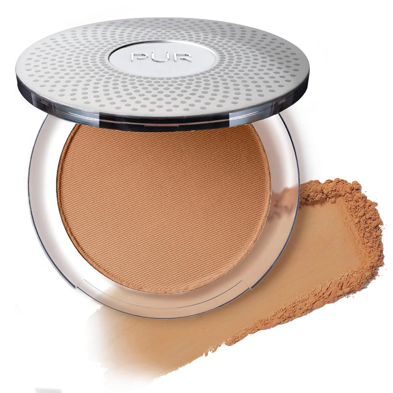 PÜR Beauty 4-in-1 Pressed Mineral Makeup SPF 15 Powder Foundation with Concealer & Finishing Powder- Medium to Full Coverage Foundation- Mineral-Based Powder- Cruelty-Free & Vegan Friendly Infinity Warehouse