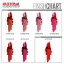 Maybelline New York Color Sensational Made for All Lipstick, Fuchsia For Me, Satin Pink Lipstick Maybelline New York