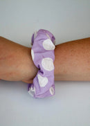 Happie Hare Scrunchies - Cotton Rounds Elastic Hair Bands - Scrunchy Hair Ties - Girls Hair Accessories - Gifts for Women (4 Pack, Volleyball Sport Scrunchie) Happie Hare Store
