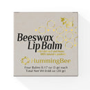 HummingBee Beeswax Lip Balm, Feel the Difference, Unscented, Unflavored, Natural Lip Care, 0.17 Ounce, Pack of 4 HummingBee