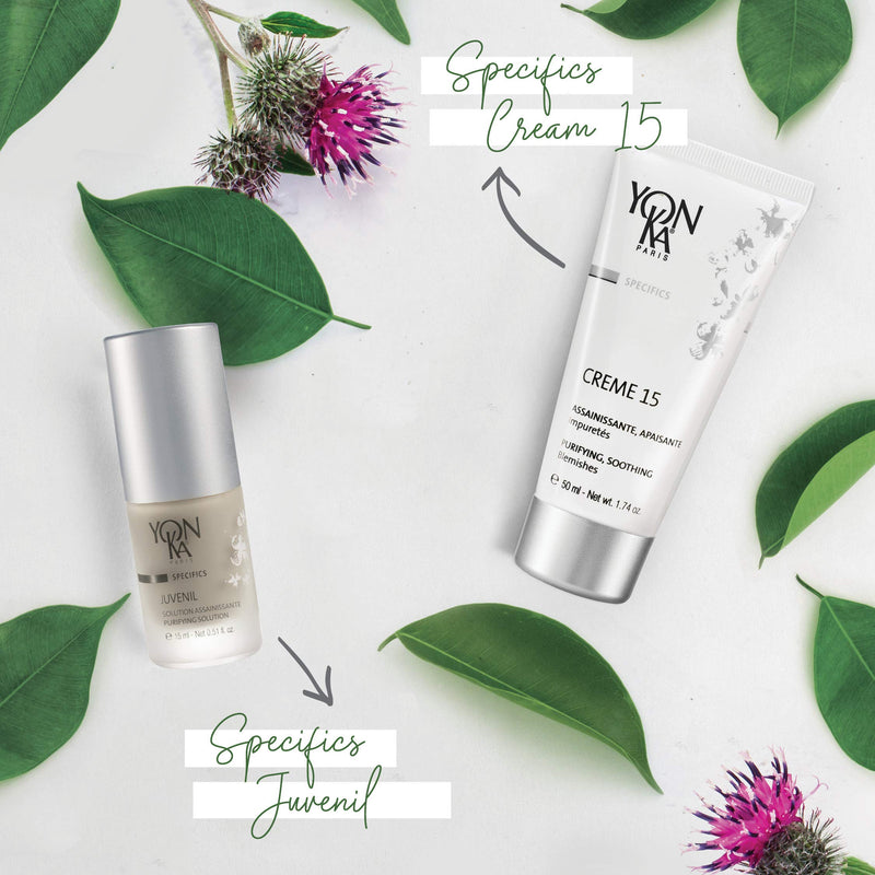 Yon-Ka Juvenil Acne Spot Treatment (15ml) Manage Breakouts and Redness with Natural Sulfur and Lactic Acid, Adults and Teens, Paraben-Free Yonka