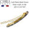 Camila Paris CP2989 French Hair Slides Clips for Women Handmade Small Girls Side Slide-in Barrette Clip, Hair Accessories for Women. Strong Hold No Slip Grip Fashion Durable Styling, Made in France Camila