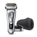 Braun Electric Razor for Men, Series 9 9330s Electric Shaver, Pop-Up Precision Trimmer, Rechargeable, Wet & Dry Foil Shaver with Travel Case, Silver Braun Store