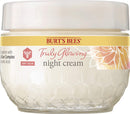 Burts Bees Truly Glowing Night Cream - Dry Skin Unisex 1.8 oz, White Burts Bees