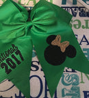 Kenz Laurenz Cheer Bows Black Cheerleading Softball - Gifts for Girls and Women Team Bow with Ponytail Holder Complete Your Cheerleader Outfit Uniform Strong Hair Ties Bands Elastics (1) Kenz Laurenz