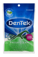 DenTek Fresh Clean Floss Picks, For Extra Tight Teeth, 75 Count DenTek