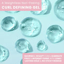 SIMPLY SMOOTH Xtend Keratin Replenishing Spiral Gel | Lightweight Curl Defining Gel | Define Curls, Add Bounce & Tame Frizz | Non Flaking Formula & No Crunch Styling Hold | 8.5 Oz. Infinity Warehouse