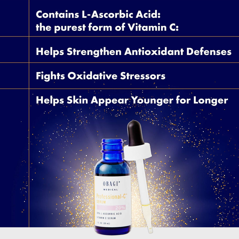 Obagi Medical 360 Retinol 1.0 and Professional C Serum 20% Vitamin C Bundle martinandmark.com