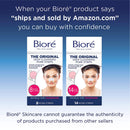 Bioré Original Deep Cleansing Blackhead Remover Pore Strips, Nose Strips for Instant Pore Unclogging, features C-Bond Technology, Oil-Free, Non-Comedogenic Use, 14 Count, 4-pack Bioré