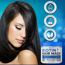 Bellisso Biotin Hair Conditioner Mask with Argan Oil for Dry Damaged Hair - Deep Treatment - Split End Moisturizer, Hydrating Conditioning Product BELLISSO