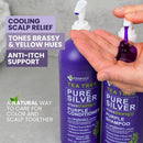 Tea Tree Purple Shampoo & Conditioner Set for Bleached, Silver & Gray Hair Infinity Warehouse