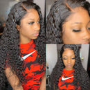Water Wave Lace Front Wigs Human Hair pre plucked 20 inch Human Hair Lace Front Wigs for Black Women Wet and Wavy Water Wave Human Hair Wig TESLAL Store