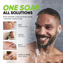 Roycederm Antifungal Soap Bar - Helps with Athlete’s Foot, Jock Itch, Ringworm for Active Skin - Relieves Itching Burning Scaling and Discomfort with Tea Tree Oil, Charcoal & Volcanic Ash Infinity Warehouse