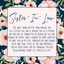 Sister-In-Law Gift Box Set - Heartfelt Card & Spa Gift for Birthday, Wedding, Bridal Party, Holidays, Christmas Present, Wedding Gift, Spa Gift From Sister Dear Ava