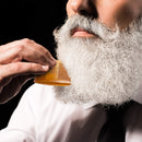 Wooden Beard Comb with Leather Case - Handcrafted Solid Beechwood Beard, Mustache and Head Hair Pocket Combs for Men Dual Action Fine & Coarse Teeth Perfect for Conditioner Oils and Beard Balms MEDca