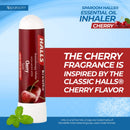 Sparoom HALLS® Essential Oil Cherry Aromatherapy Inhaler – Made with Menthol and 100% Pure Essential Oils – Pack of 2 SpaRoom
