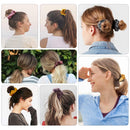 Jaolex 7-PACK Velvet Hair Scrunchies with Hidden Zipper Pocket- Stash Scrunchy Hair Ties Elastics Bobbles Hair Bands Bobble Scrunchy for Women, VSCO Girls and Teen Jaolex