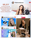 MLAY Professional RF Beauty Machine, Radio Frequency Face Machine with 2 Probes, at Home Radio Frequency Skin Tightening for Lifting, Wrinkle Reducing, Anti Aging - Salon Effects（Gel Included） Infinity Warehouse