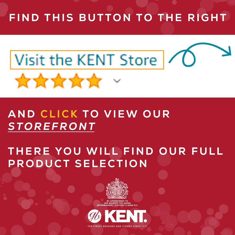 Kent 82T Handmade Folding Pocket Comb for Men, Fine Tooth Hair Comb Straightener for Everyday Grooming Styling Hair, Beard or Mustache, Use Dry or with Balms, Saw Cut Hand Polished, Made in England Infinity Warehouse