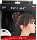Mia Bun Ease Bun Styling Tool, Bun Maker Kit, Sock Method Easiest, Large 4", Brown, for Women, Girls, Dance, Ballet, Dress Up Mia